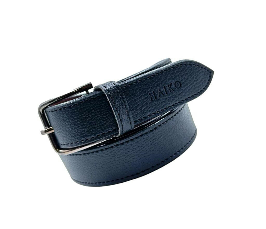 Black Leather belt for men.