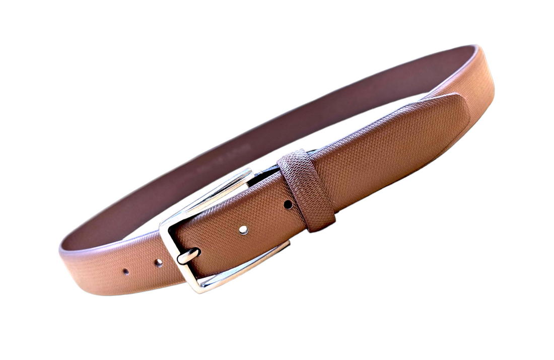 Italian leather belt.