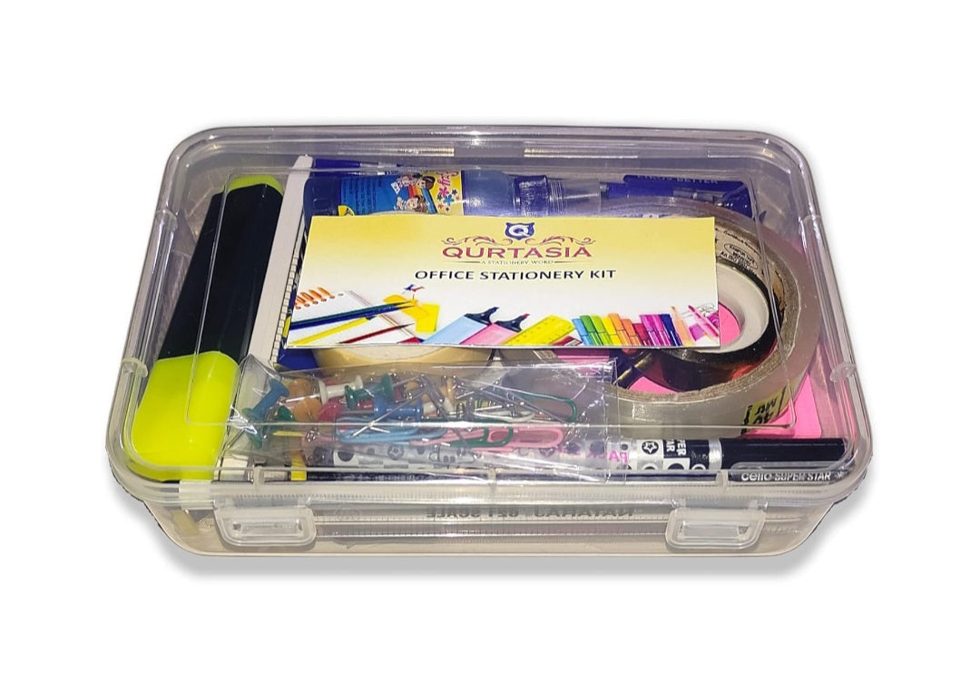 All in one 25 stationery items combo