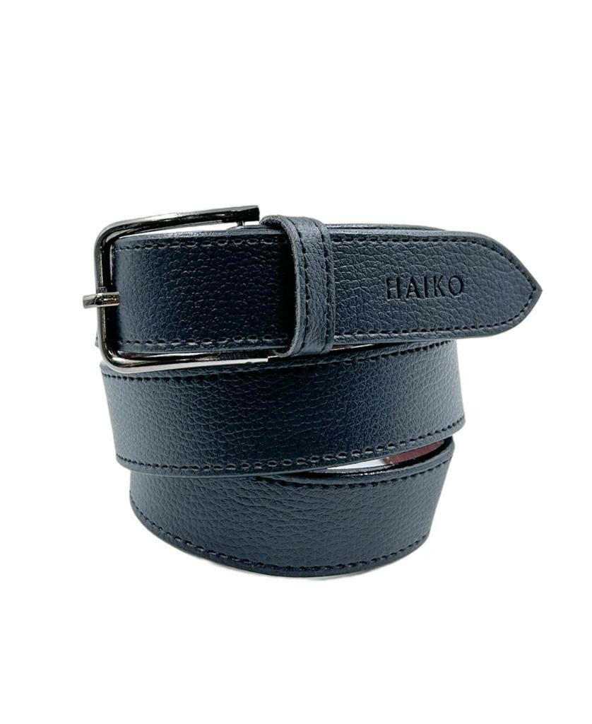 Black Leather belt for men.