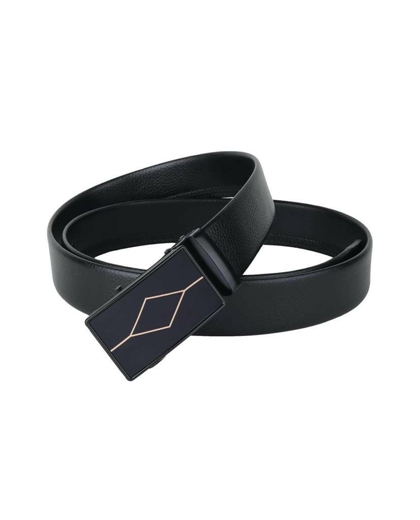 Black Leather belt for men.