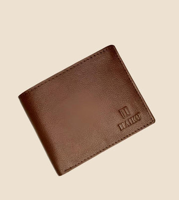 Tan ndm leather wallet